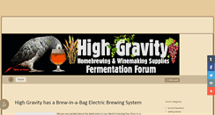 Desktop Screenshot of blog.highgravitybrew.com