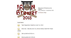 Desktop Screenshot of ironbrewer.highgravitybrew.com